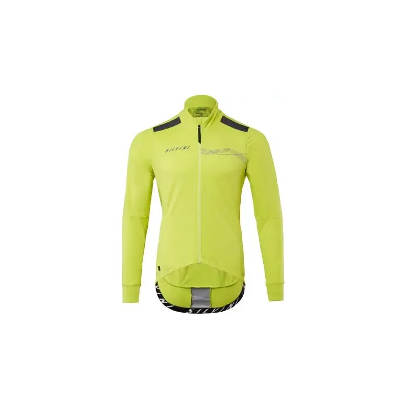 Silvini Ghisallo pánska cyklo bunda Lime/Blue vel. XS 48484521