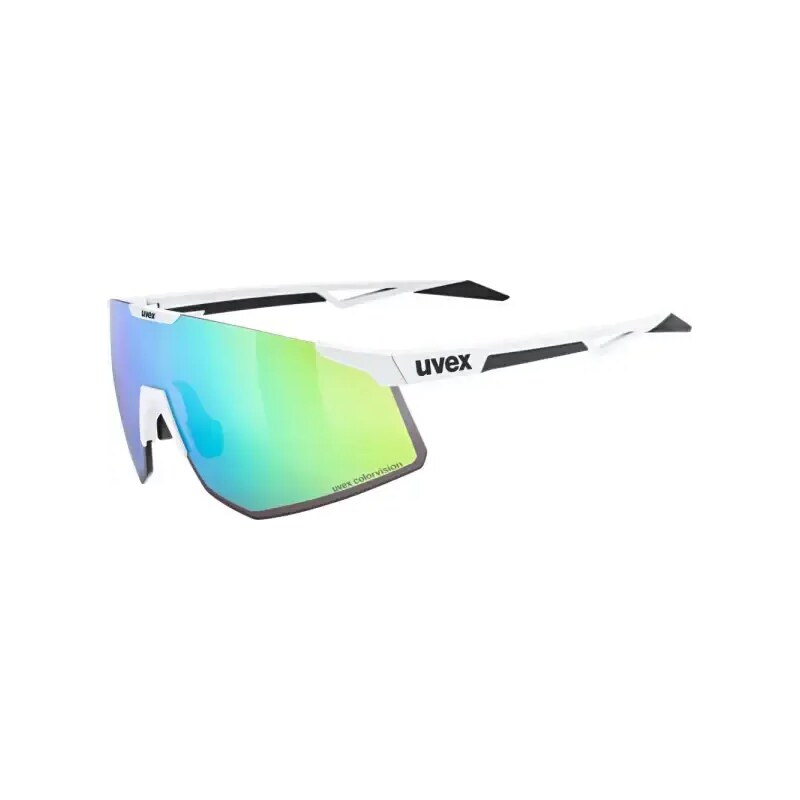 Uvex Pace Perform S ColorVision okuliare White Matt/Mirror Green 48486855