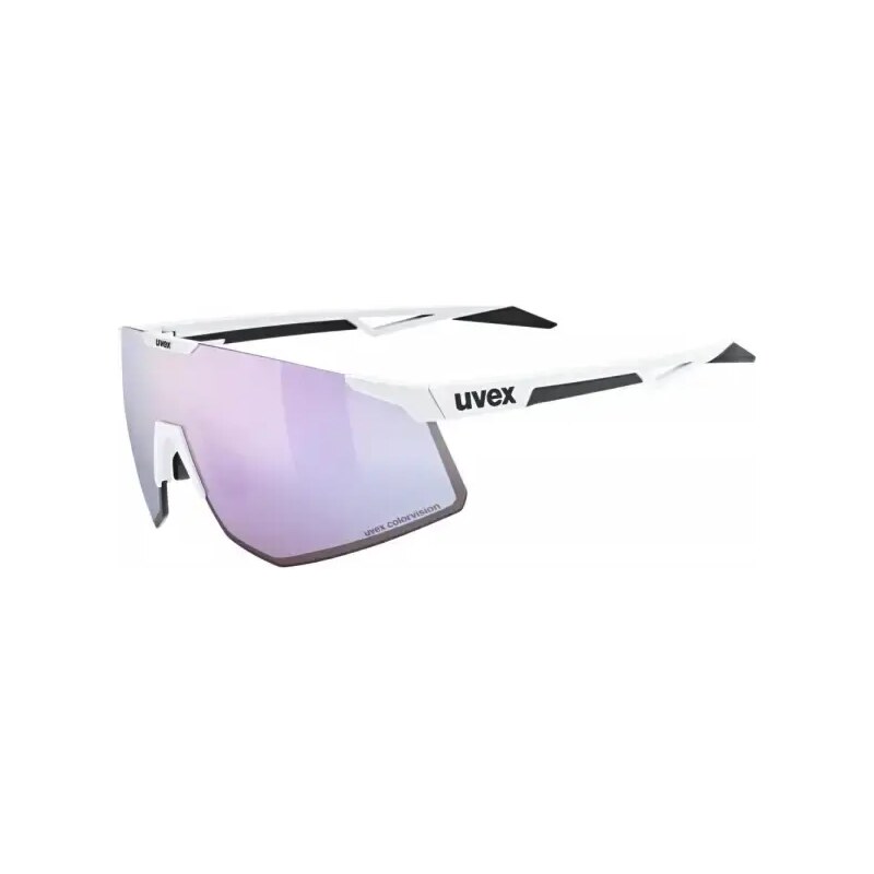Uvex Pace Perform S ColorVision okuliare White Matt/Mirror Lavender 48486852