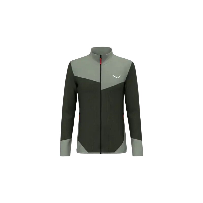 E-shop Salewa Puez Waffle HYB PL pánska mikina Dark Olive vel. 48/M