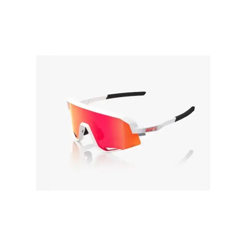 100% Slendale okuliare Matt White/HiPER Red Multilayer Mirror 54803659