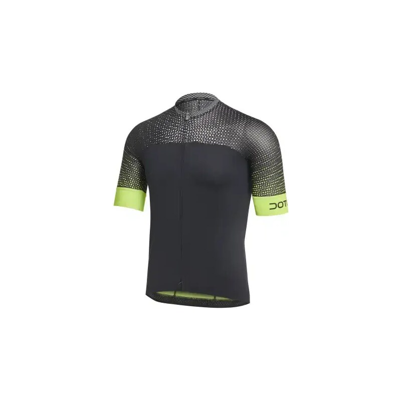 E-shop Dotout Hybrid pánsky dres krátky rukáv Black/Fluo Yellow vel. L