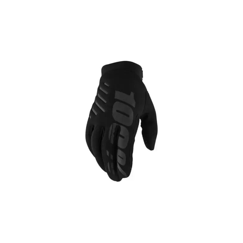 100% Brisker Pánske rukavice Black - M vel. M 54804100