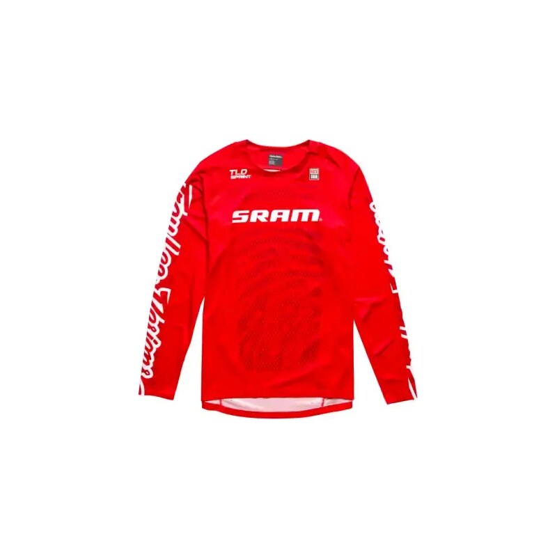 Troy Lee Designs Sprint Sram Shifted pánsky dres dlhý rukáv Fiery Red 54804315