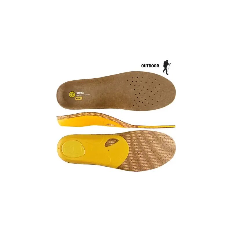 Sidas 3Feet Outdoor High vložky do topánok vysoká klenba 1 pár vel. S 54804729