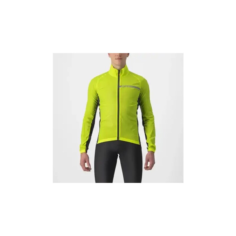 Castelli Squadra Stretch pánska bunda Electric Lime/Dark Grey vel. XL 54804810