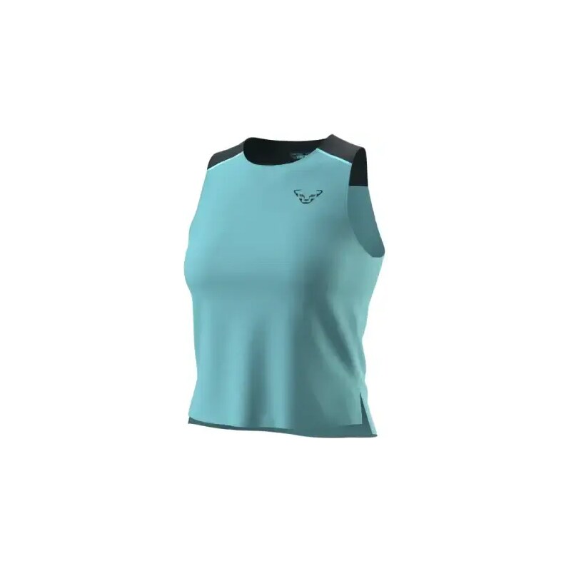 E-shop Dynafit Sky Crop Top Dámske tričko bez rukávov Marine Blue vel.