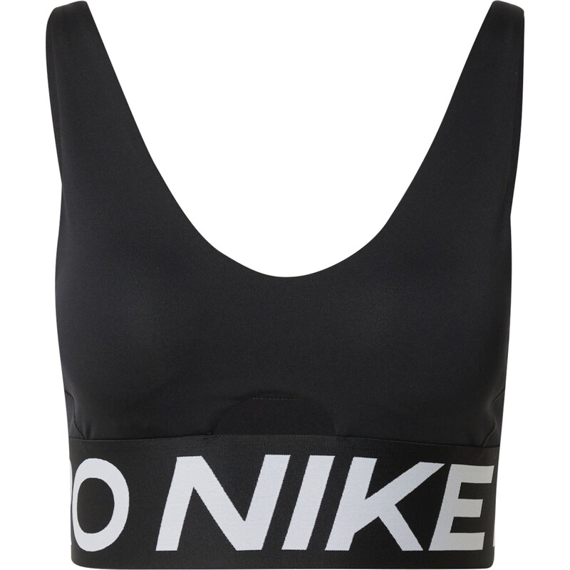 NIKE Športová podprsenka Indy čierna / biela 55132787