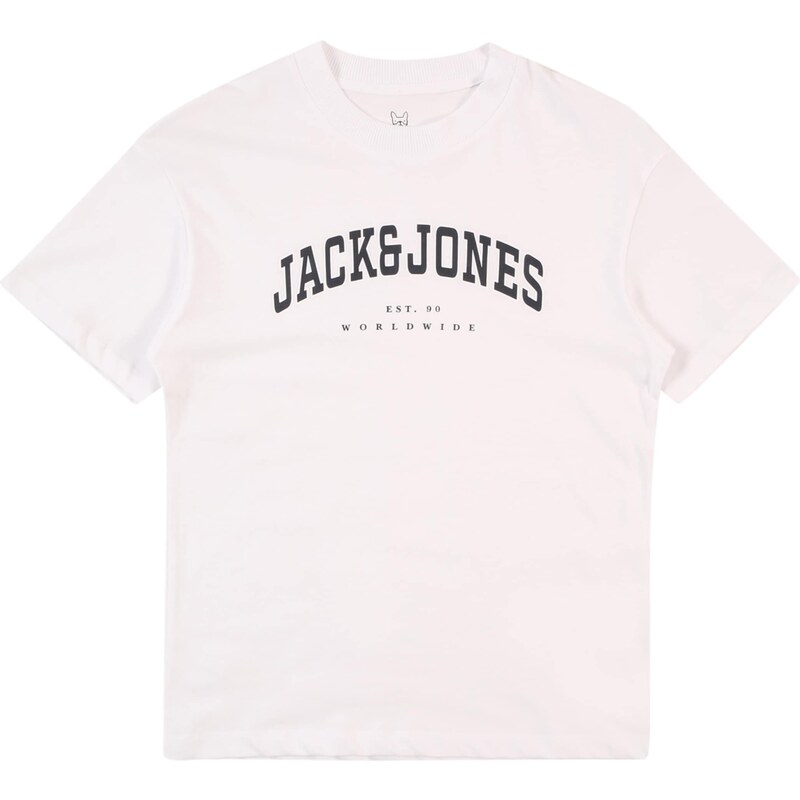 Jack & Jones Junior Tričko JJECaleb čierna / biela 54829493