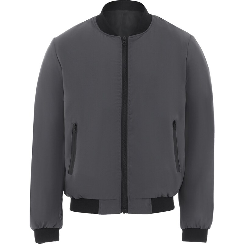 Flyweight Prechodná bunda tmavosivá / čierna 65792065