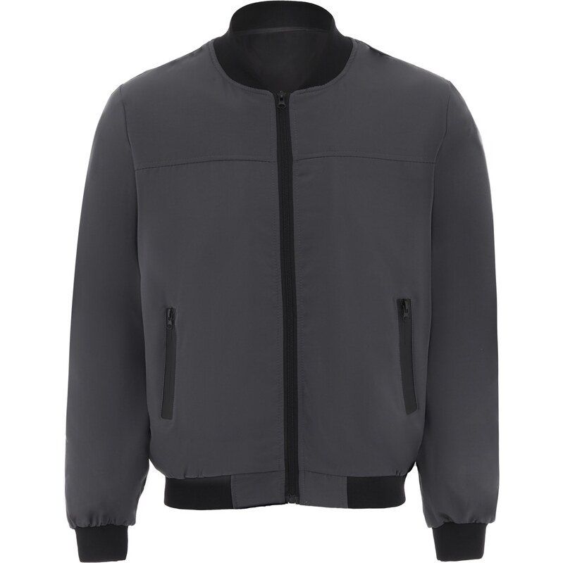 Flyweight Prechodná bunda tmavosivá / čierna 65792090