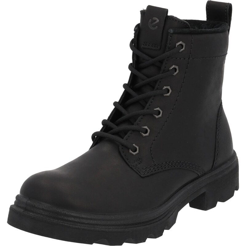 ECCO Šnurovacie členkové čižmy Grainer čierna 36287801