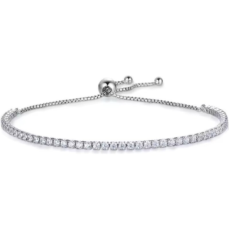 MAJYA Strieborný tenisový náramok KARIMA 11010 64581938