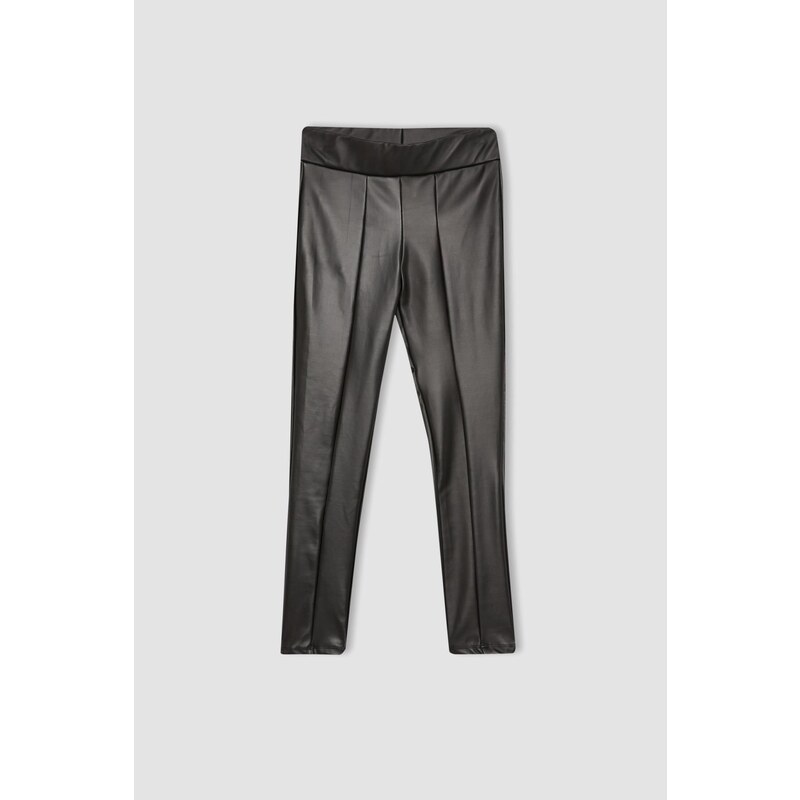 DEFACTO Girls Long Faux Leather Leggings 57106275