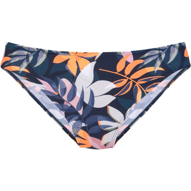 LASCANA ACTIVE Bikinové nohavičky námornícka modrá / kaki / orgovánová 54932672