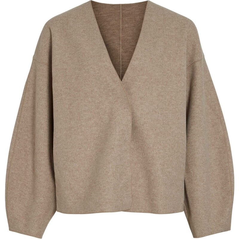 VILA Prechodná bunda VIJUICE tmavobéžová 54933019