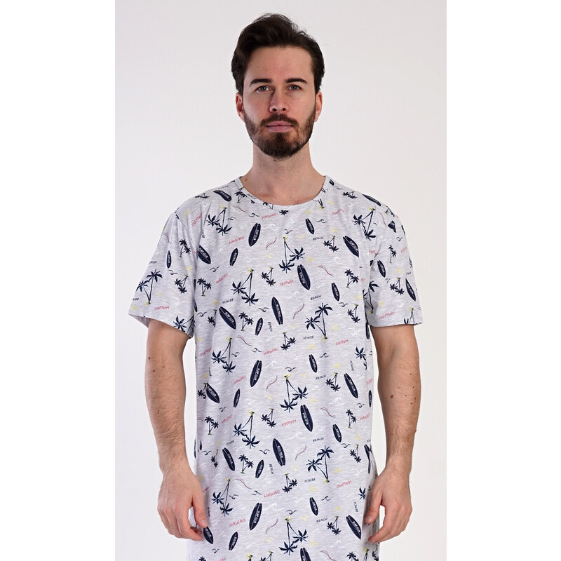 Vienetta MAN Pánska nočná košeľa s krátkym rukávom Surfing 54965458