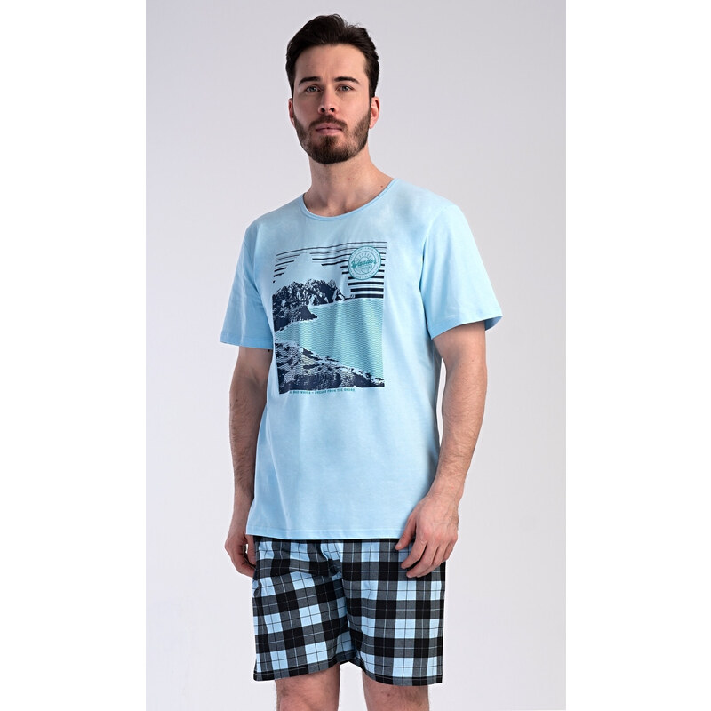 Vienetta MAN Pánske pyžamo šortky Wander 54965477