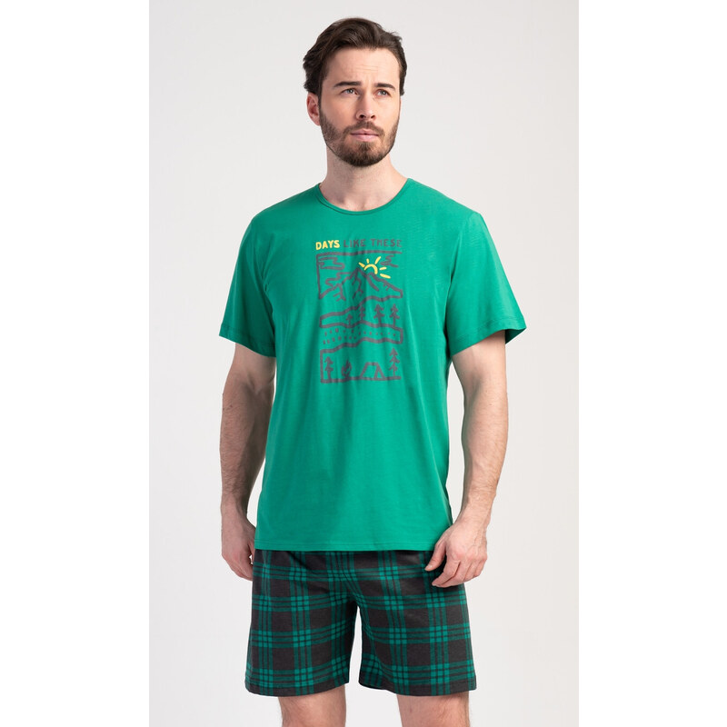 Vienetta MAN Pánske pyžamo šortky Outdoor 54965492