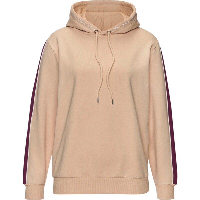 s.Oliver Mikina farba ťavej srsti / vínovo červená / biela 56445732