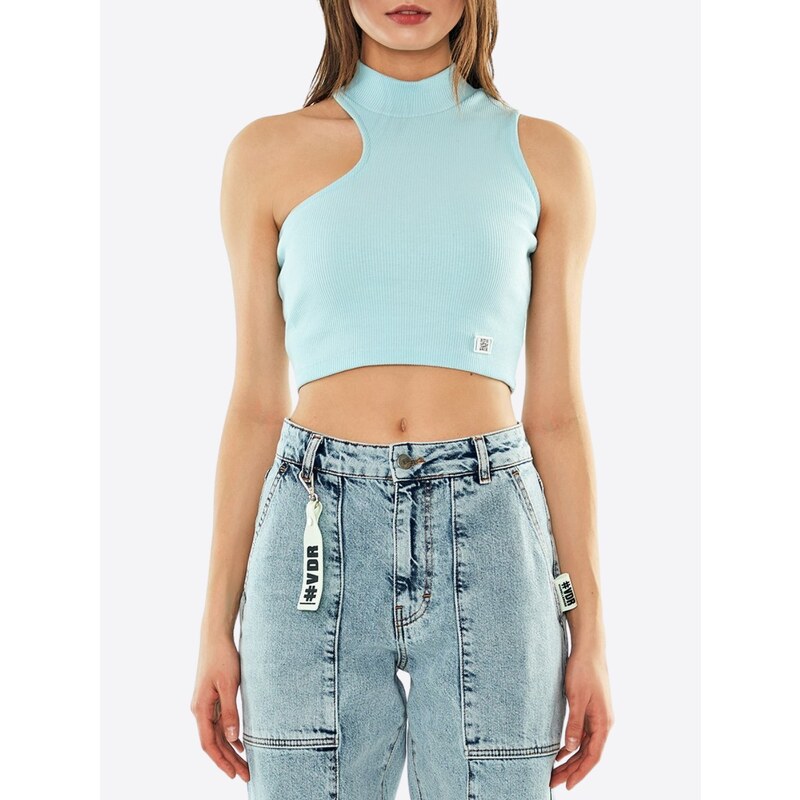#VDR Celeste Blue Crop Top 54959239