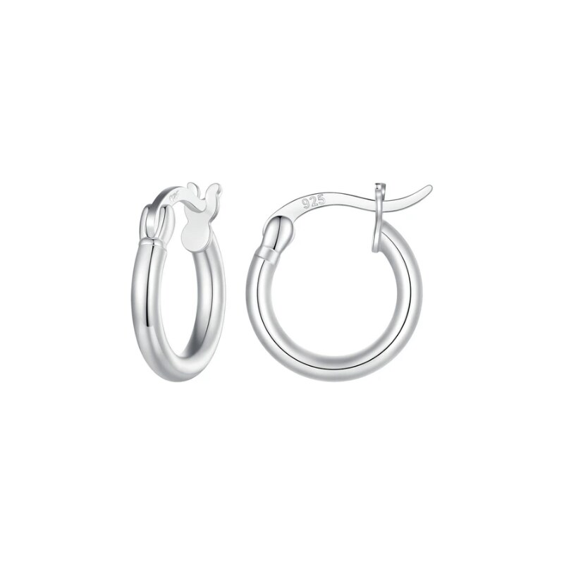 Royal Fashion strieborné kruhové náušnice SCE1608-S 56603868