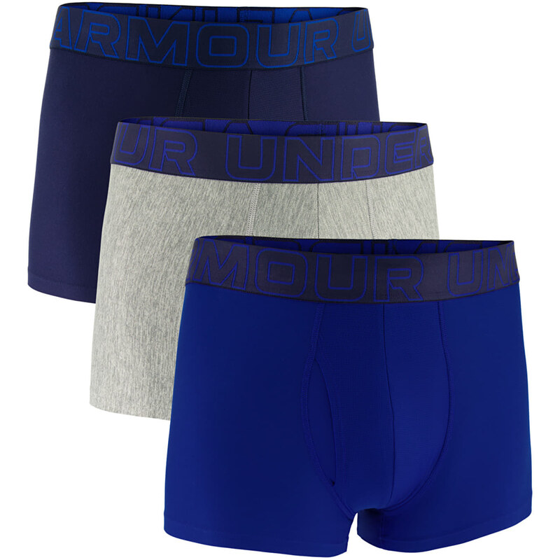 Boxerky Under Armour M Perf Tech 3in 3-Pack Blue XL 54959414
