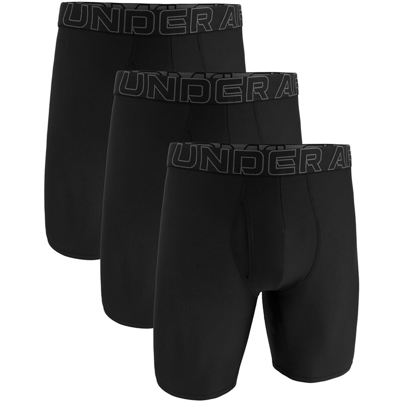 Boxerky Under Armour M Perf Tech Mesh 9in 3-Pack Black XS 54959417