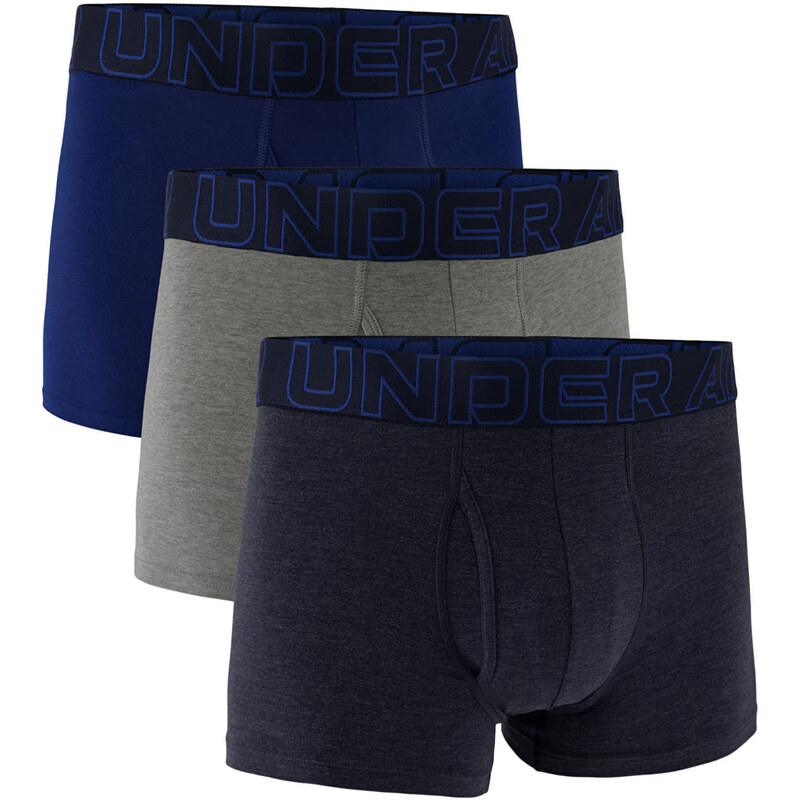 Boxerky Under Armour M Perf Cotton 3in 3-Pack Navy XXXXL 54969851