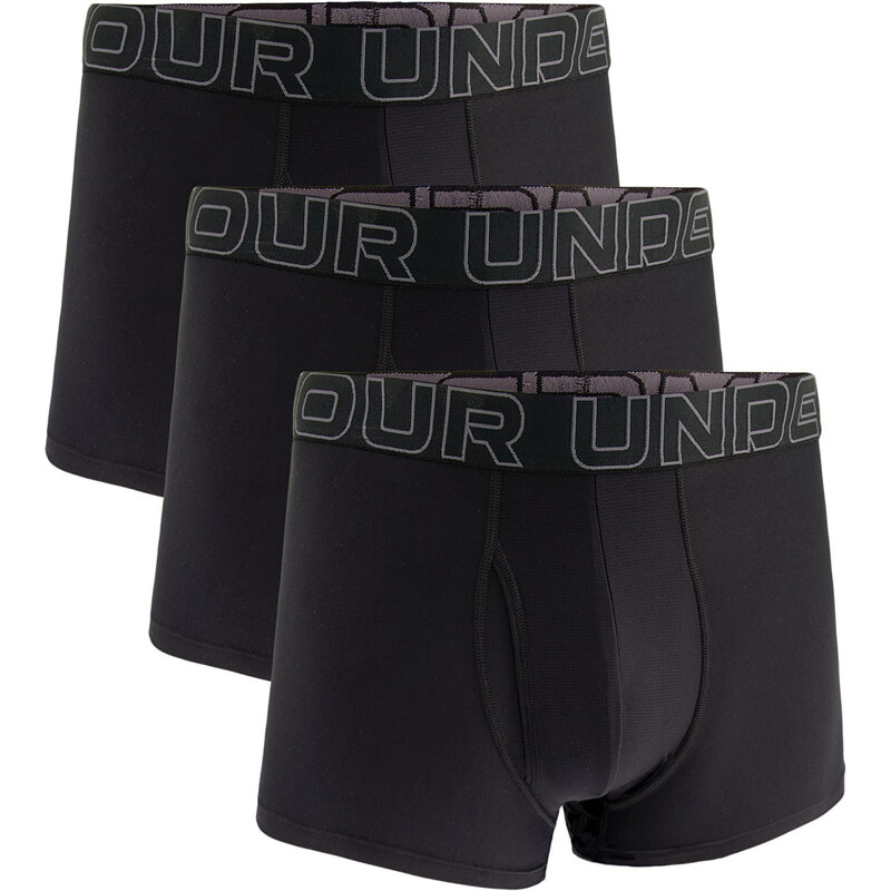 Boxerky Under Armour M Perf Tech 3in 3-Pack Black XXXXXL 54959413