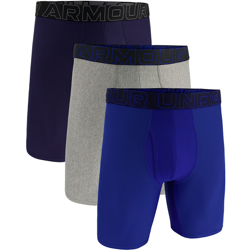 Boxerky Under Armour M Perf Tech 9in 3-Pack Blue XXL 54959412
