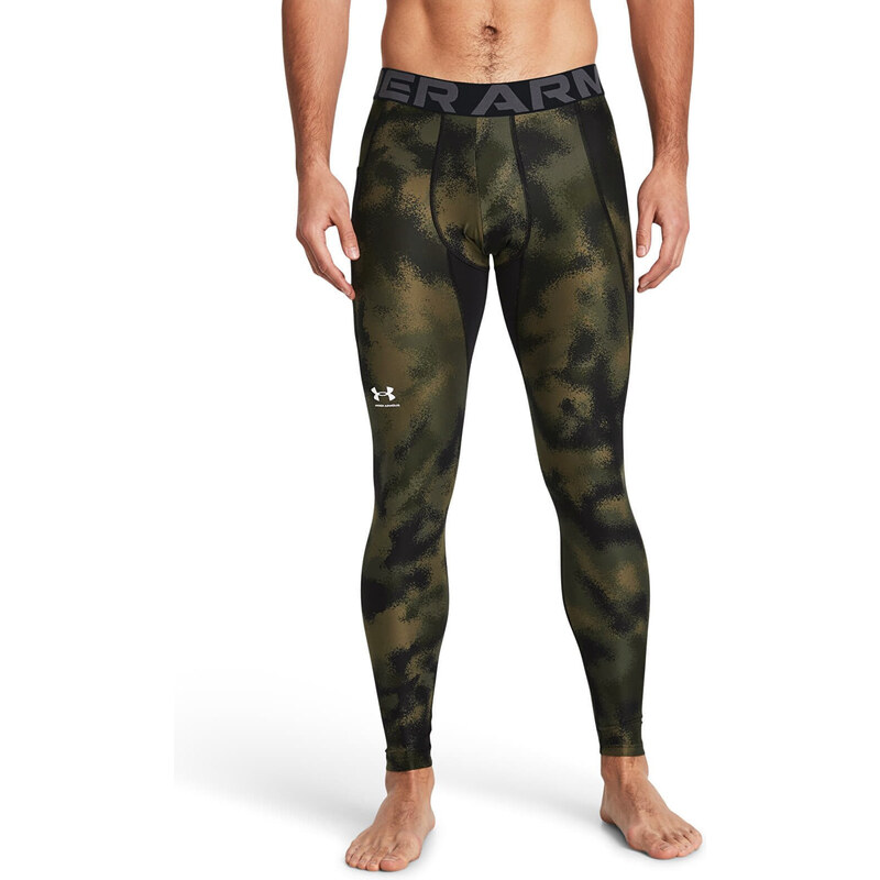 E-shop Legíny Under Armour HG Armour Printed Lgs Green S