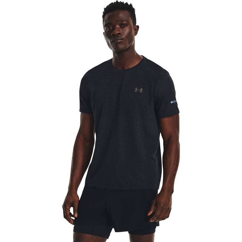 Tričko Under Armour SEAMLESS STRIDE SS Black M 54959556