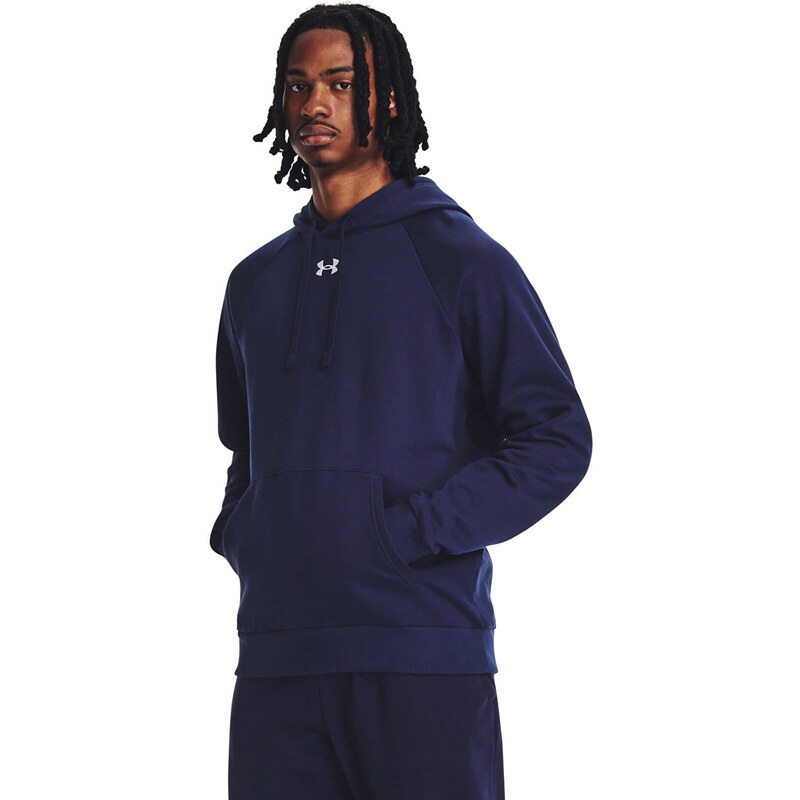 Mikina Under Armour Rival Fleece Hoodie Blue XXL 54959587