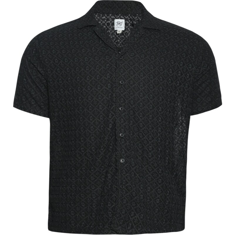 Campus Sutra Košeľa Milan čierna 54971439