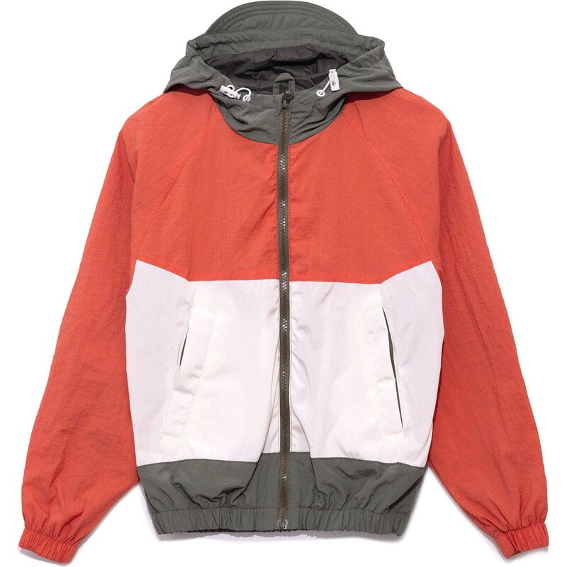 Daniel Hills Prechodná bunda olivová / karmínovo červená / biela 54971485