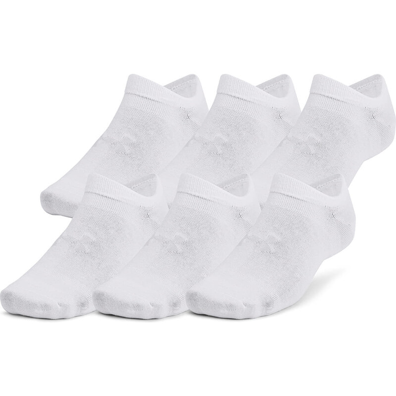 Ponožky Under Armour Essential No Show 6pk White M 54982282