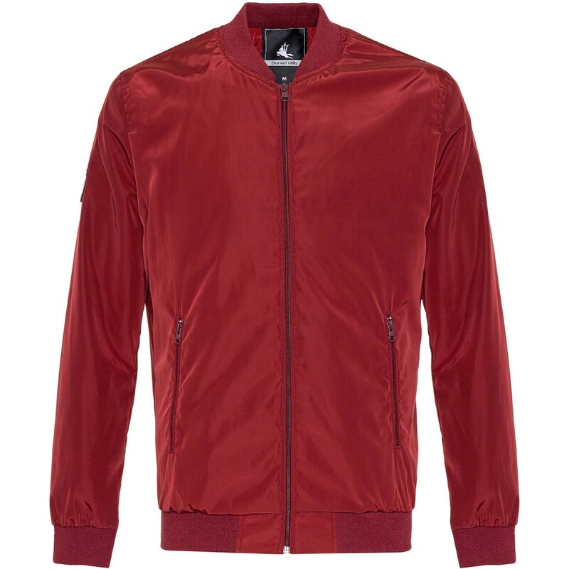 Daniel Hills Prechodná bunda bordová / čierna / biela 55483758