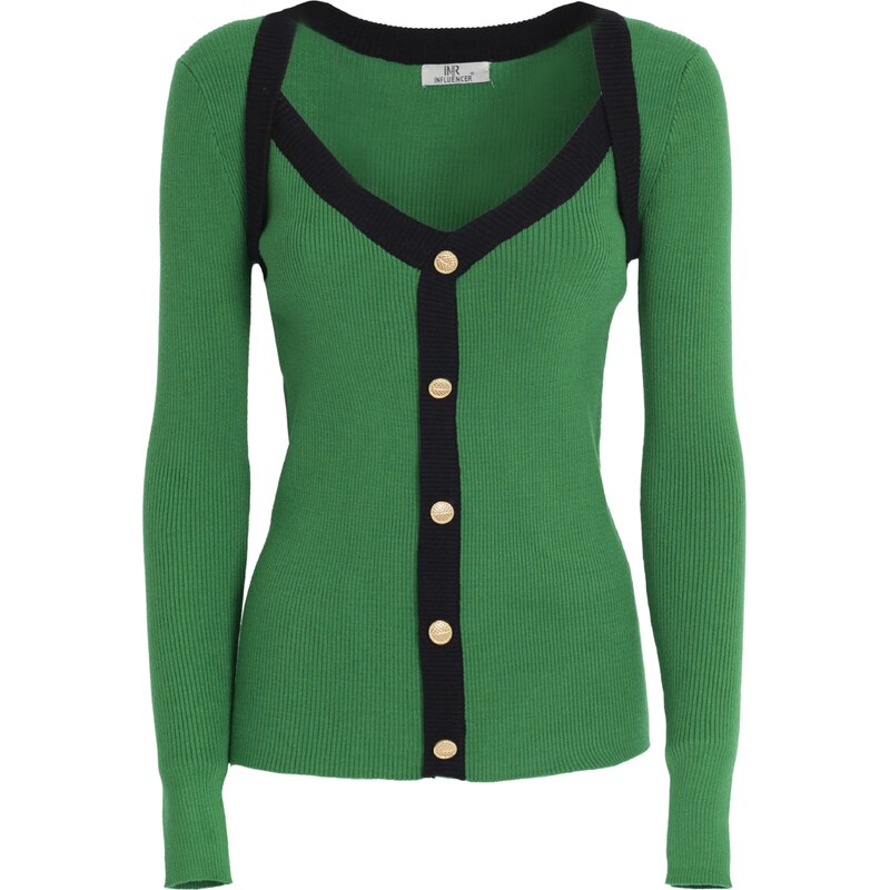 Influencer Sveter zelená / čierna 55251112