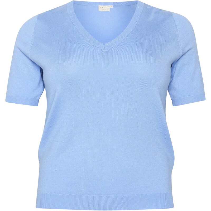 KAFFE CURVE Sveter Clizzy azúrová 57017450