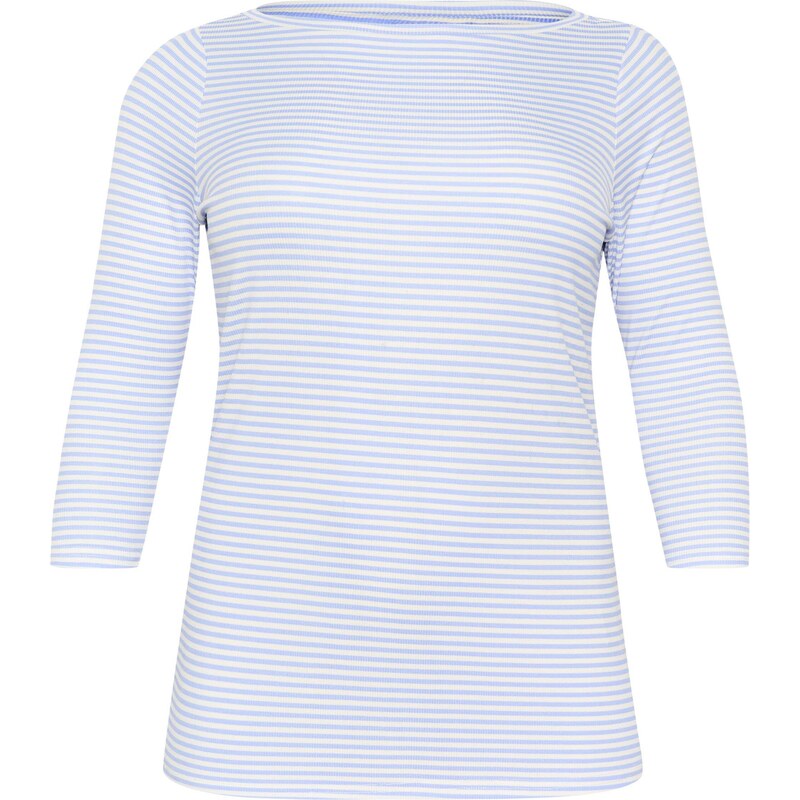 KAFFE CURVE Tričko Malle nebesky modrá / biela 56865924