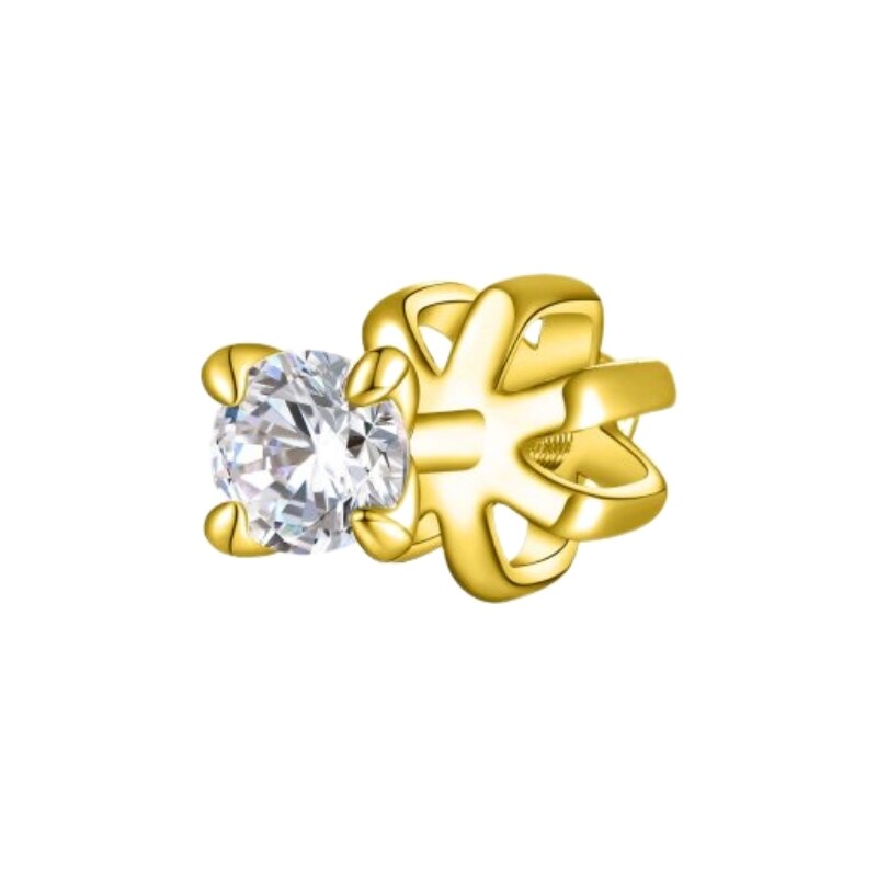 Olivie Strieborná 3mm náušnica PIPPI GOLD 1 ks 8763 54978026