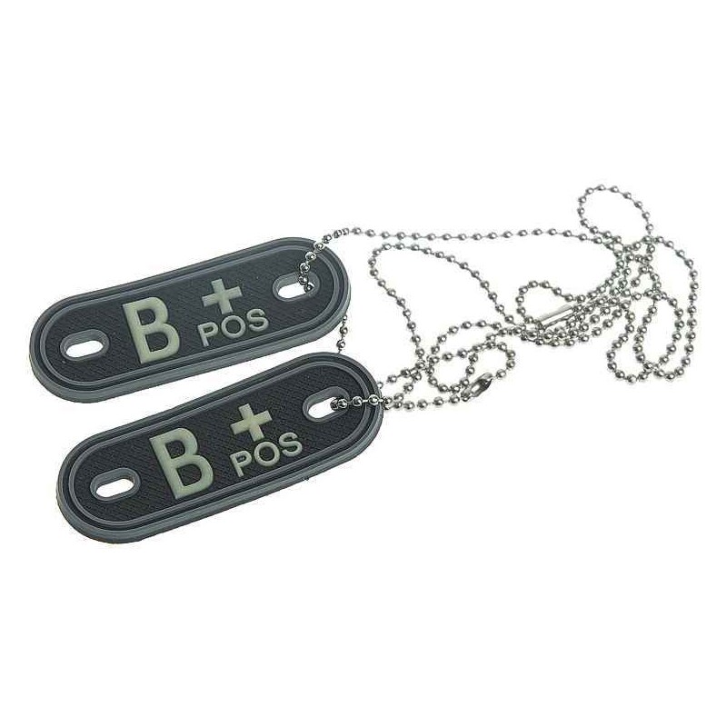 MFH ID prívesok Dog Tag krvná skupina B pos 54978114