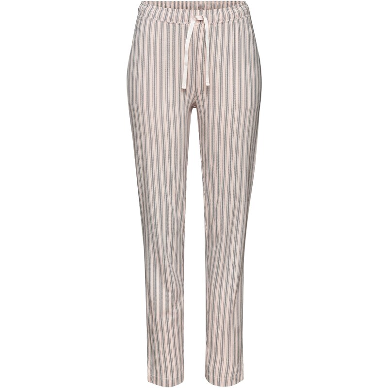 s.Oliver Pyžamové nohavice krémová / svetlomodrá / čierna 56573609