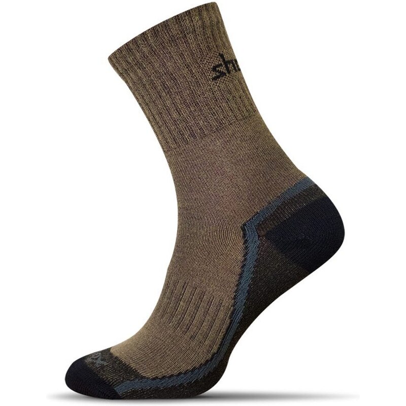 Buďchlap Tmavo-zelené pohodlné pánske ponožky Sensitive 27618121