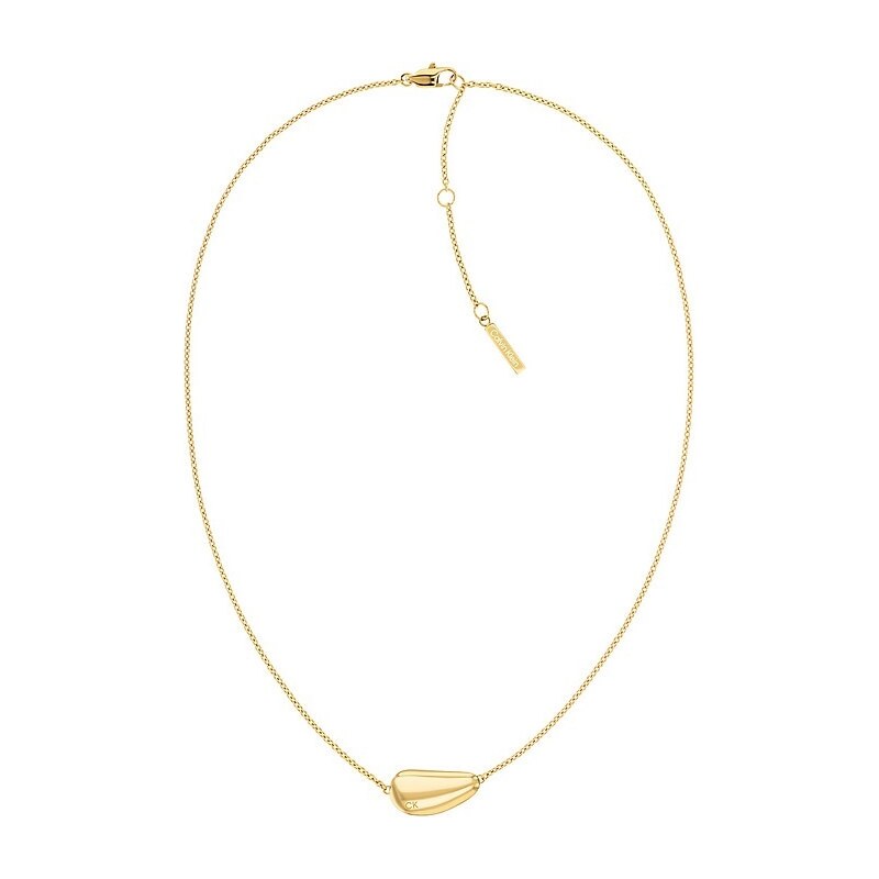 Calvin Klein Pozlátený náhrdelník pre ženy Elongated Drops 35000601 66583676