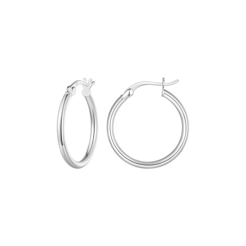 Royal Fashion strieborné kruhové náušnice SCE1608-L 56603870