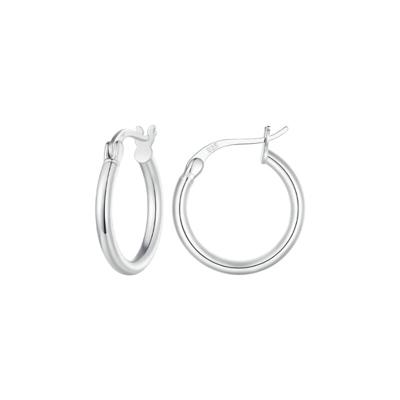 Royal Fashion strieborné kruhové náušnice SCE1608-M 56603869