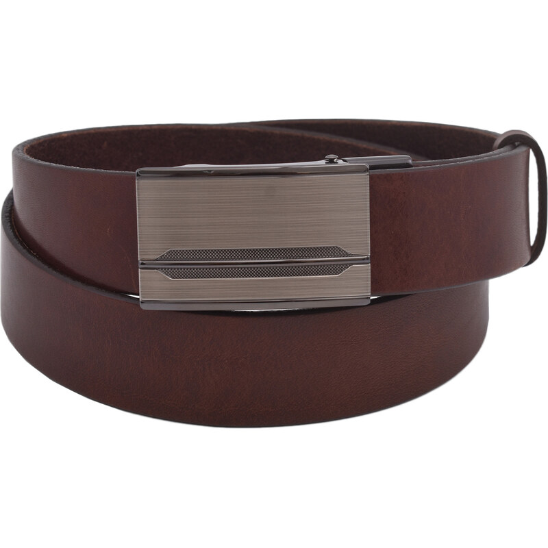 Mercucio Pánsky kožený opasok 745-35-02 tmavohnedý 64508222