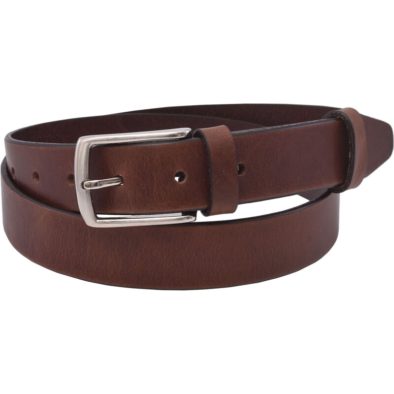 Mercucio Pánsky kožený opasok 741-30-06 tmavohnedý 64508221